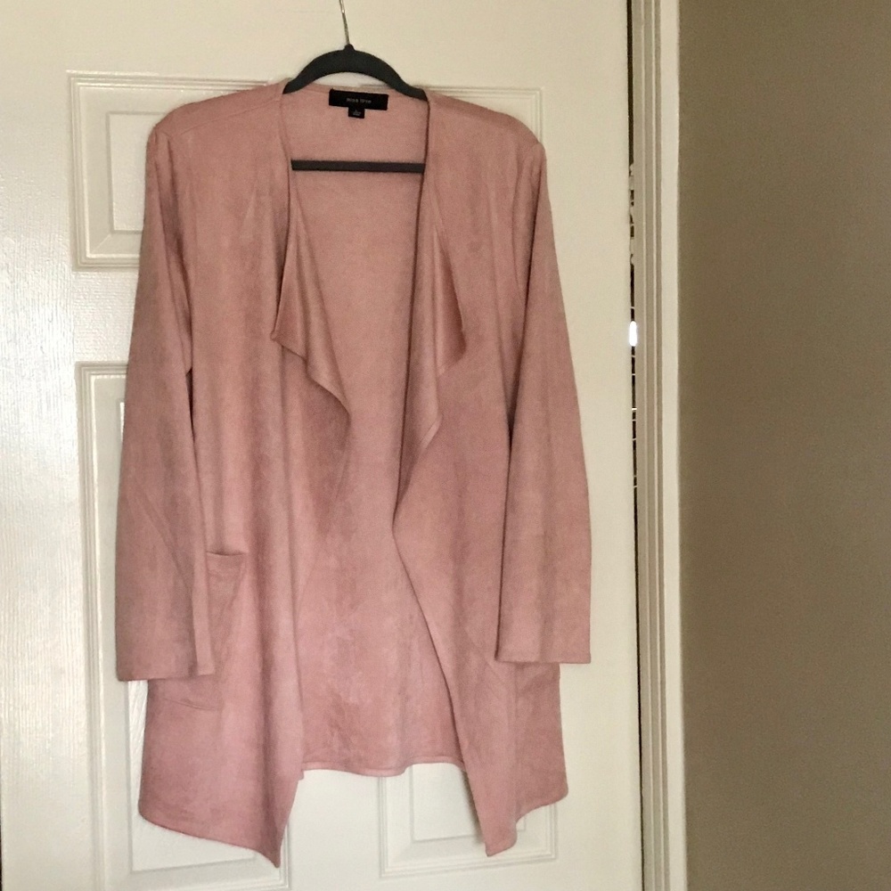 Blush Suede Loose Blazer